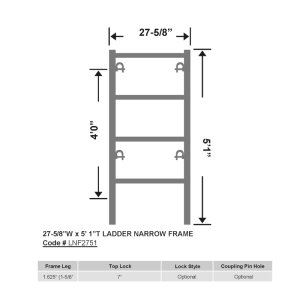 27''W-x-5'1‘’T-Ladder-Narrow-Frame_OD1625_LNF2751