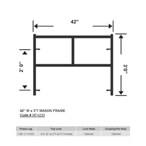 42''W-x-3'T-Mason-Frame_OD169_MF4230
