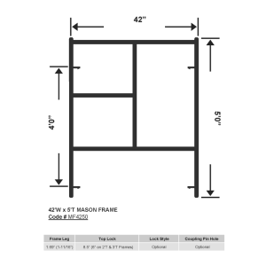 42''W-x-5'T-Mason-Frame_OD169_MF4250