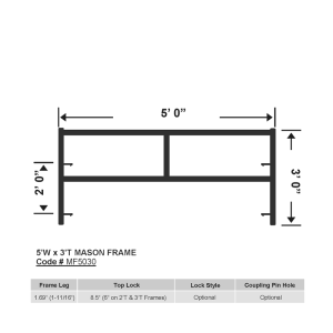 5'W-x-3'T-Mason-Frame_OD169_MF5030
