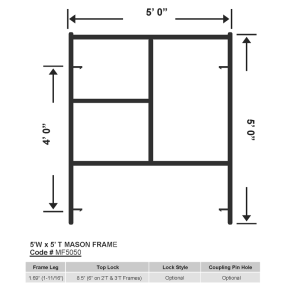 5'W-x-5'T-Mason-Frame_OD169_MF5050